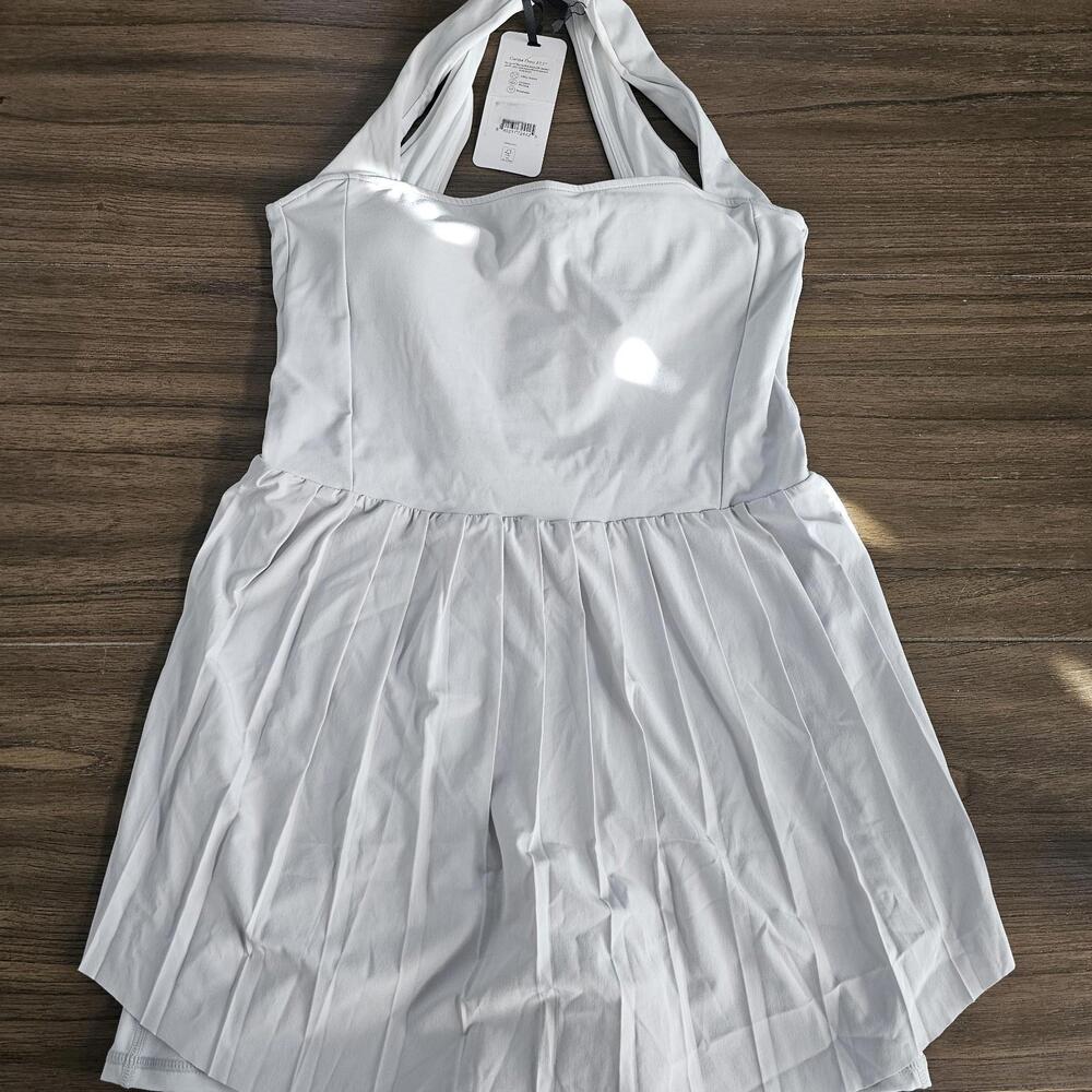 Varley Carina Dress Light Gray Women's Sizw Lrg NWT - Picture 9 of 14